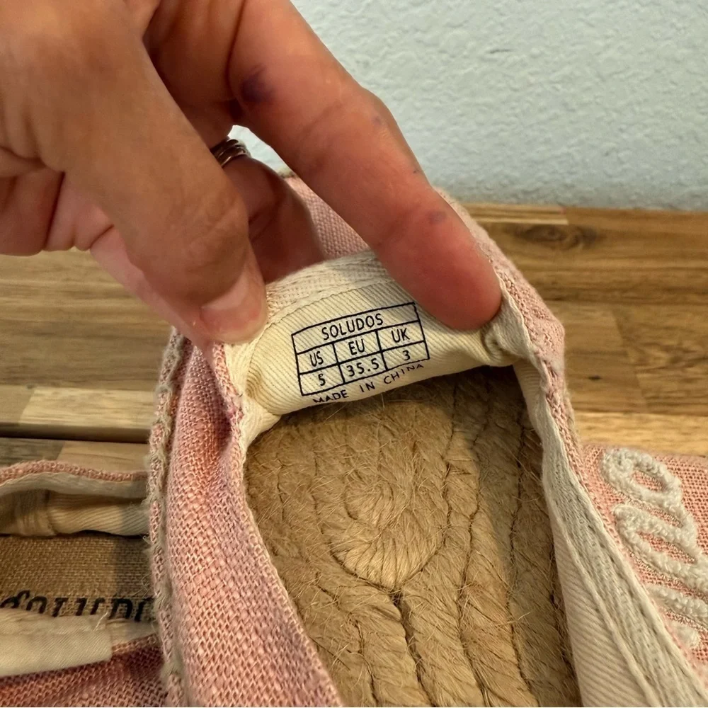 Soludos- Women’s Ciao Bella Smoking Espadrille- Size 5